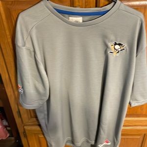 Labatt blue Pittsburgh penguins polo shirt